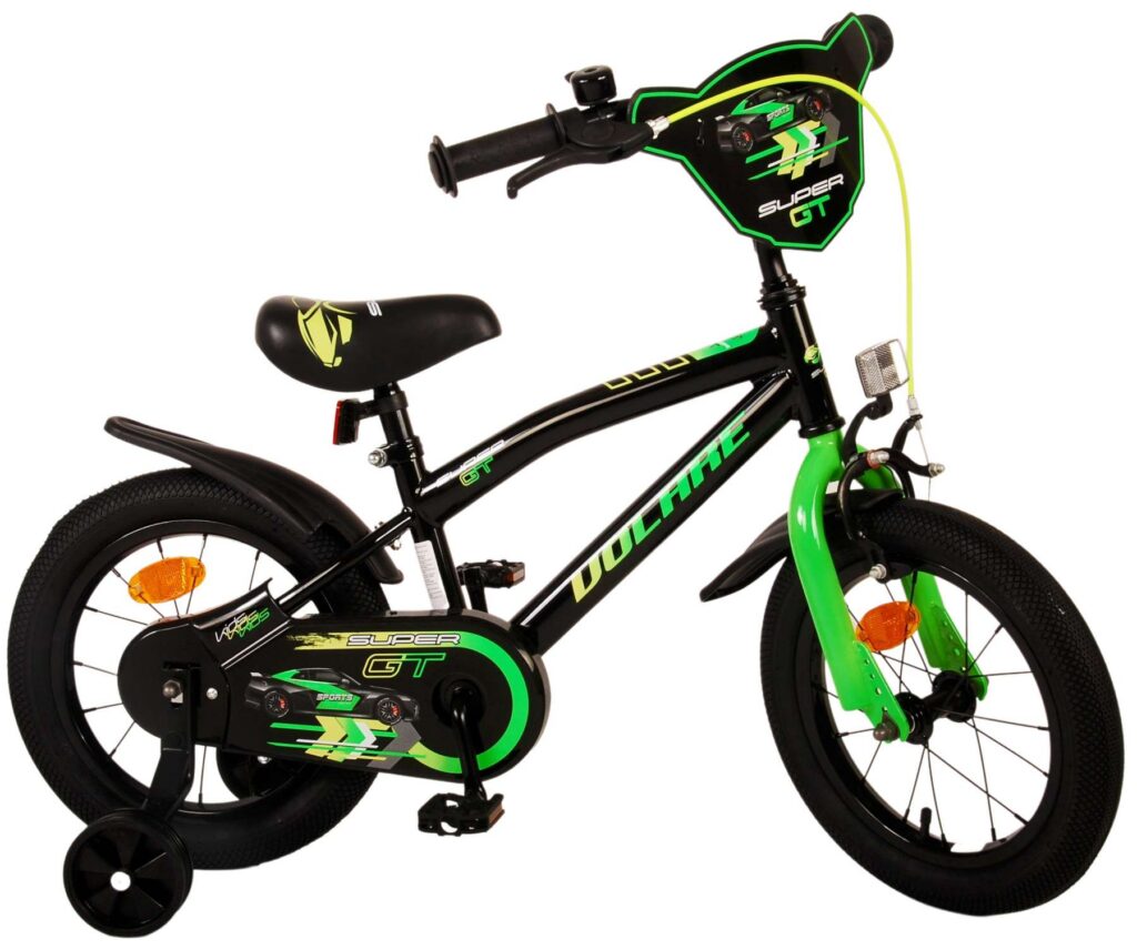 Volare Super GT Kinderfiets – Jongens – 12 inch – Groen – Twee handremmen