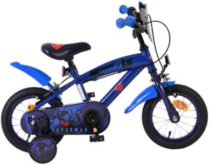 Superman Kinderfiets – Jongens – 12 inch – Blauw – Twee handremmen