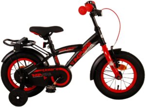 Volare Thombike Kinderfiets – Jongens – 12 inch – Zwart Rood