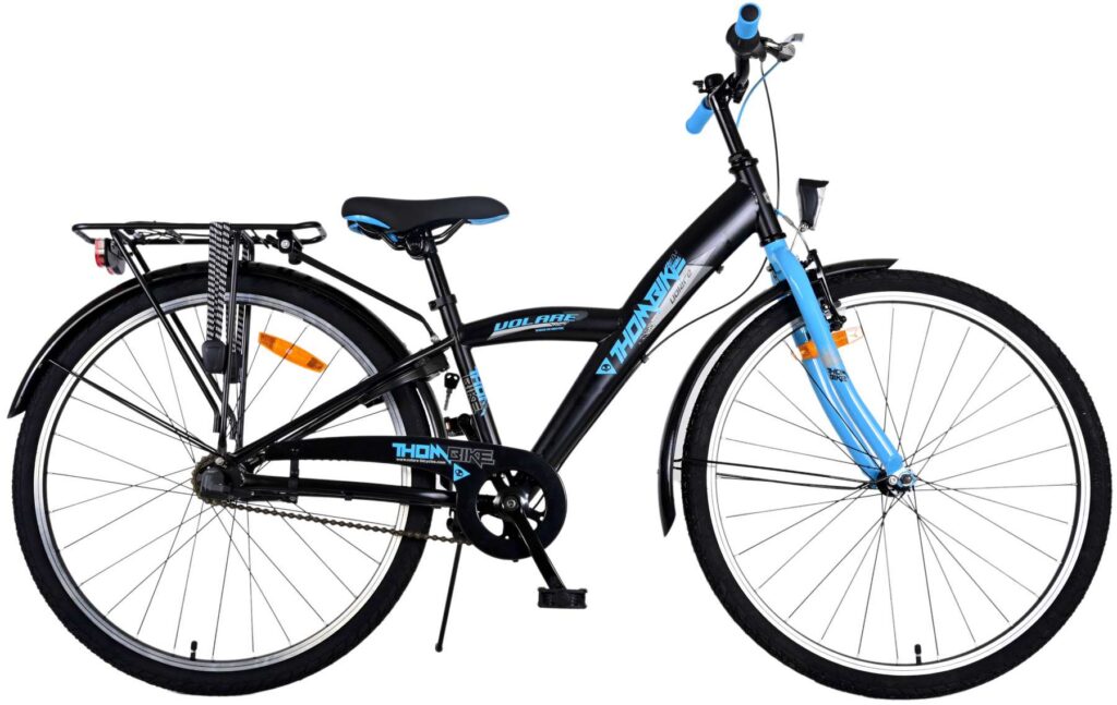Volare Thombike Kinderfiets – Jongens – 26 inch – Zwart Blauw – Nexus 3