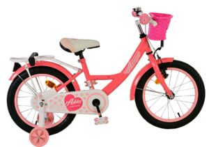 Volare Ashley Kinderfiets – Meisjes – 16 inch – Roze/Rood