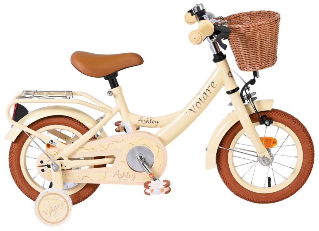 Volare Ashley Kinderfiets – Meisjes – 12 inch – Creme