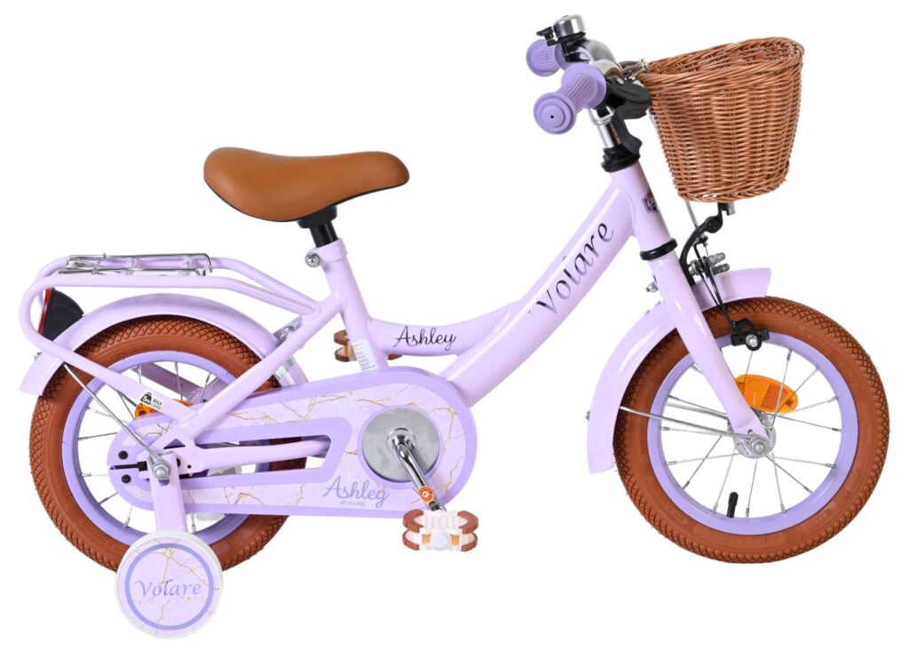 Volare Ashley Kinderfiets – Meisjes – 12 inch – Lila