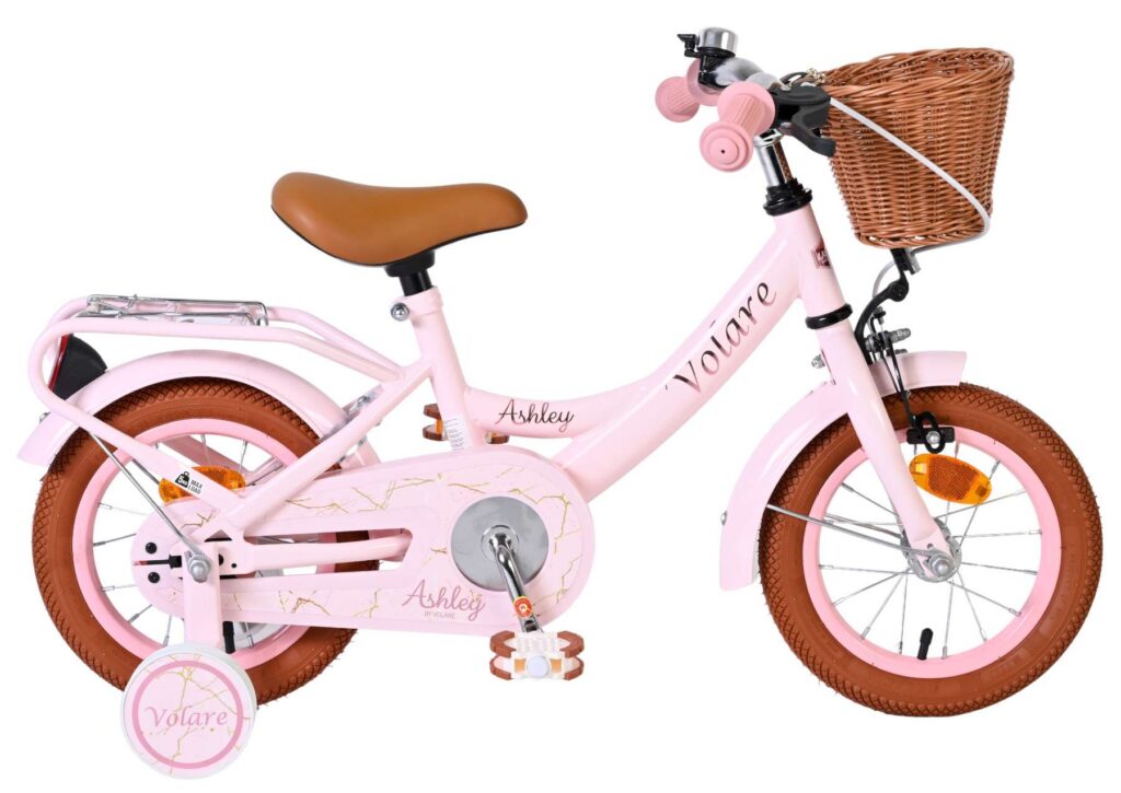 Volare Ashley Kinderfiets – Meisjes – 12 inch – Roze