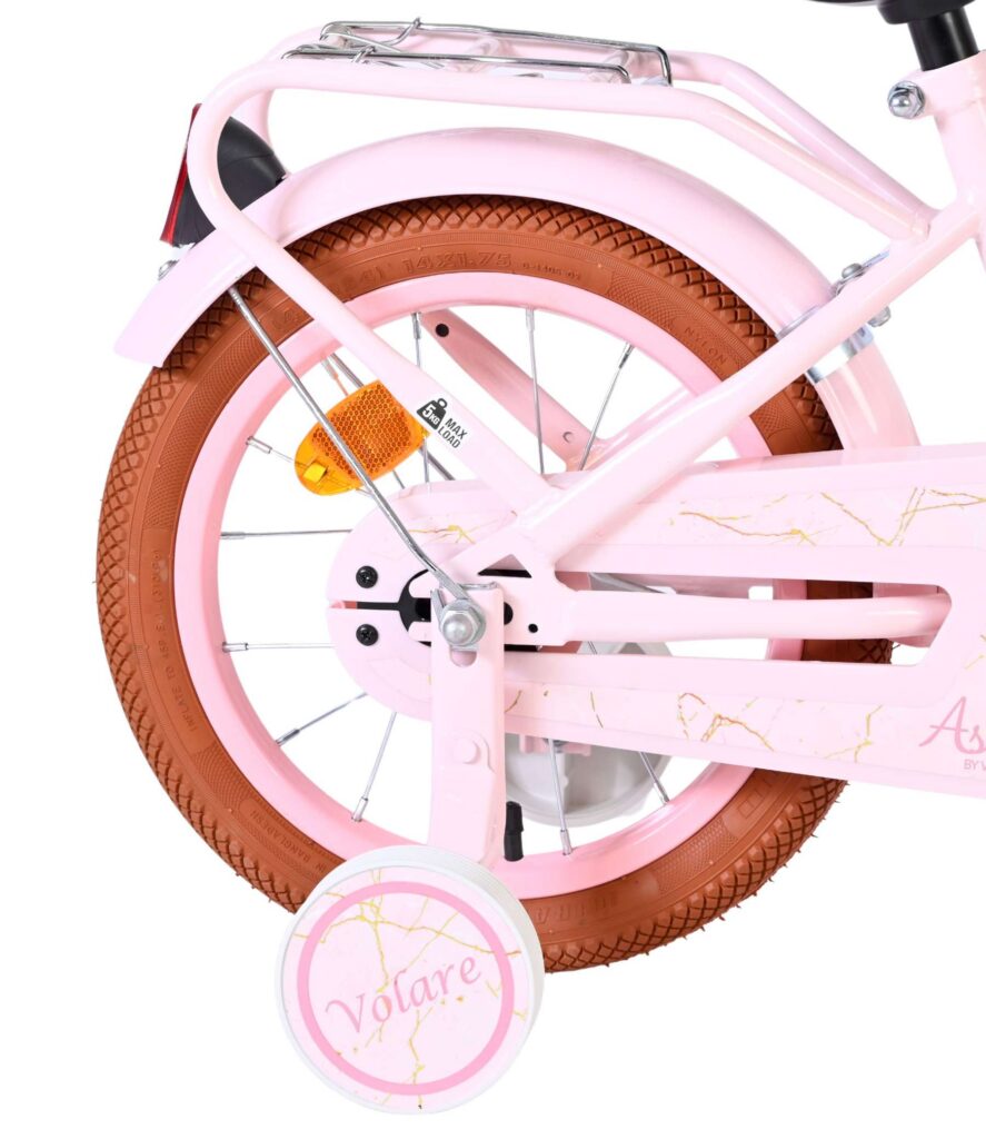 Volare Ashley Kinderfiets – Meisjes – 14 inch – Roze