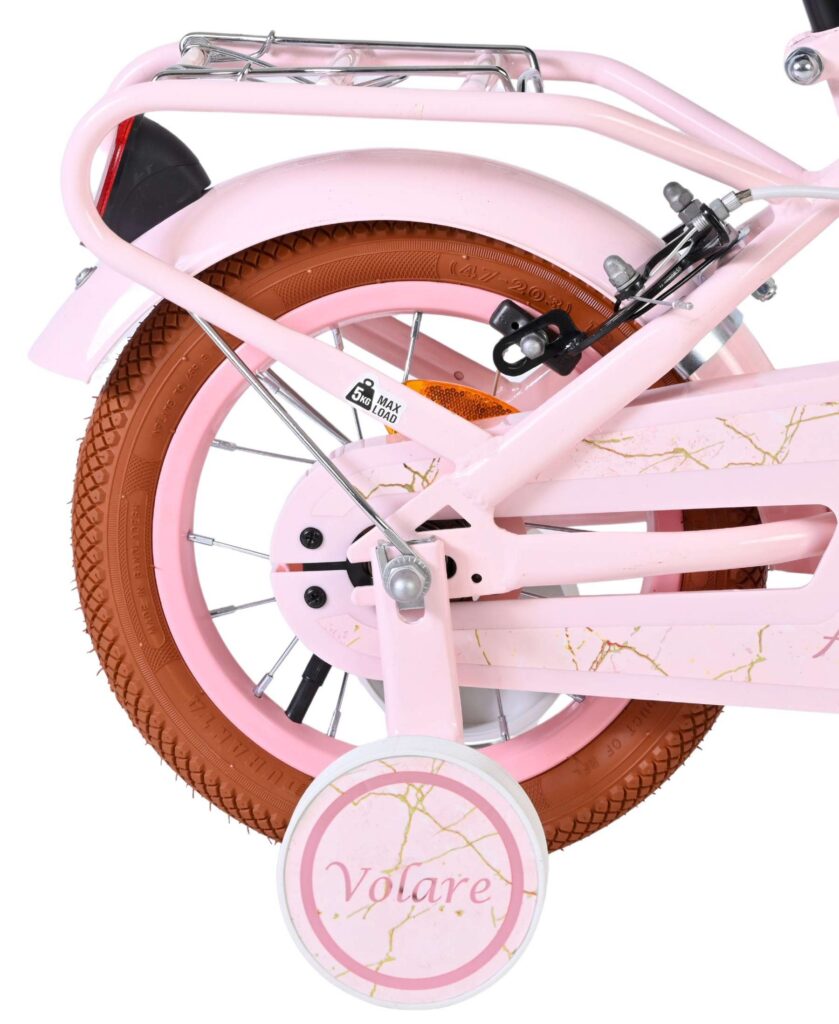 Volare Ashley Kinderfiets – Meisjes – 12 inch – Roze – Twee handremmen