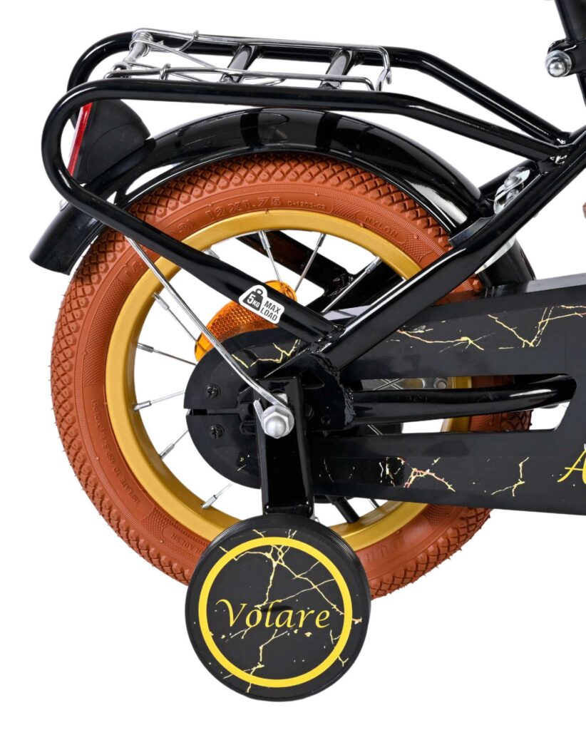 Volare Ashley Kinderfiets – Meisjes – 12 inch – Zwart