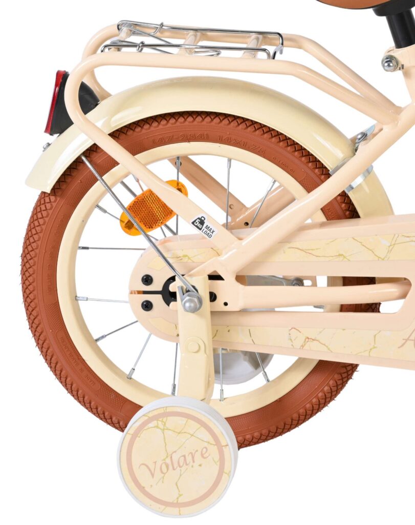 Volare Ashley Kinderfiets – Meisjes – 14 inch – Creme