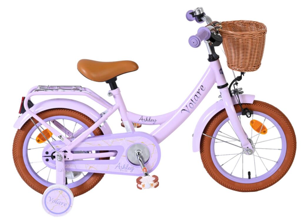Volare Ashley Kinderfiets – Meisjes – 14 inch – Lila
