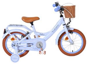 Volare Ashley Kinderfiets – Meisjes – 14 inch – Pastel Blauw – Twee Handremmen