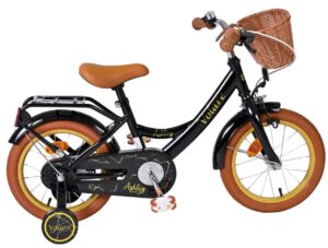 Volare Ashley Kinderfiets – Meisjes – 14 inch – Zwart