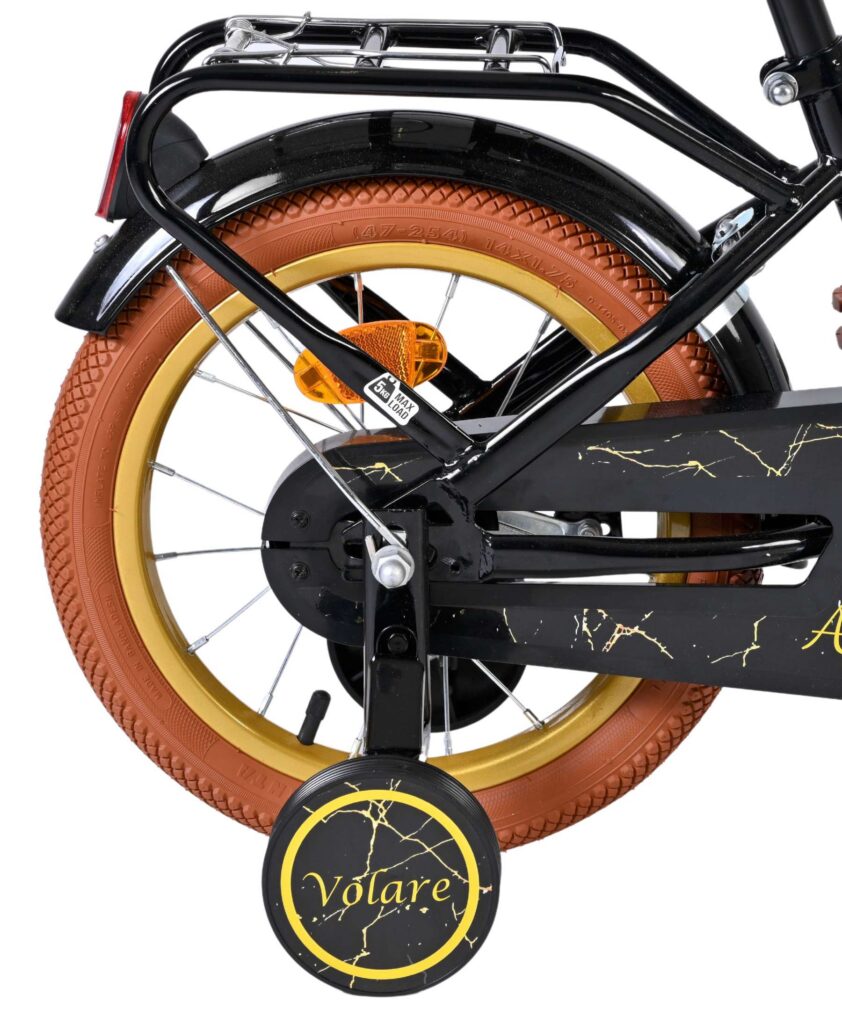 Volare Ashley Kinderfiets – Meisjes – 14 inch – Zwart