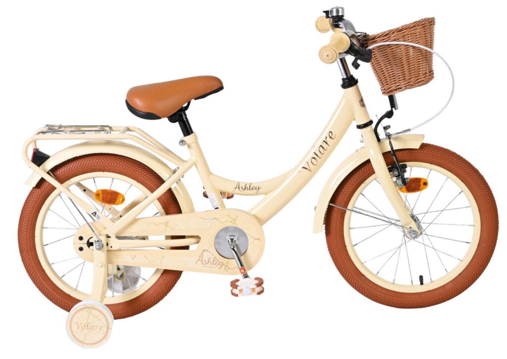 Volare Ashley Kinderfiets – Meisjes – 16 inch – Creme
