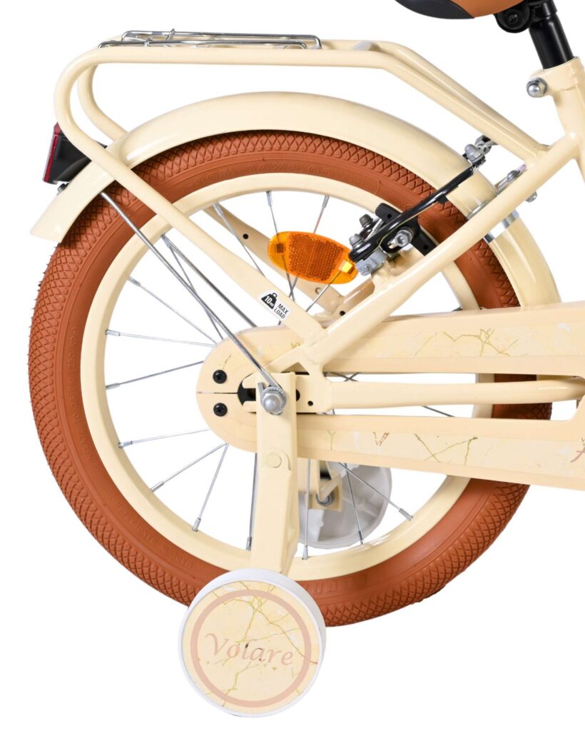 Volare Ashley Kinderfiets – Meisjes – 16 inch – Creme – Twee Handremmen