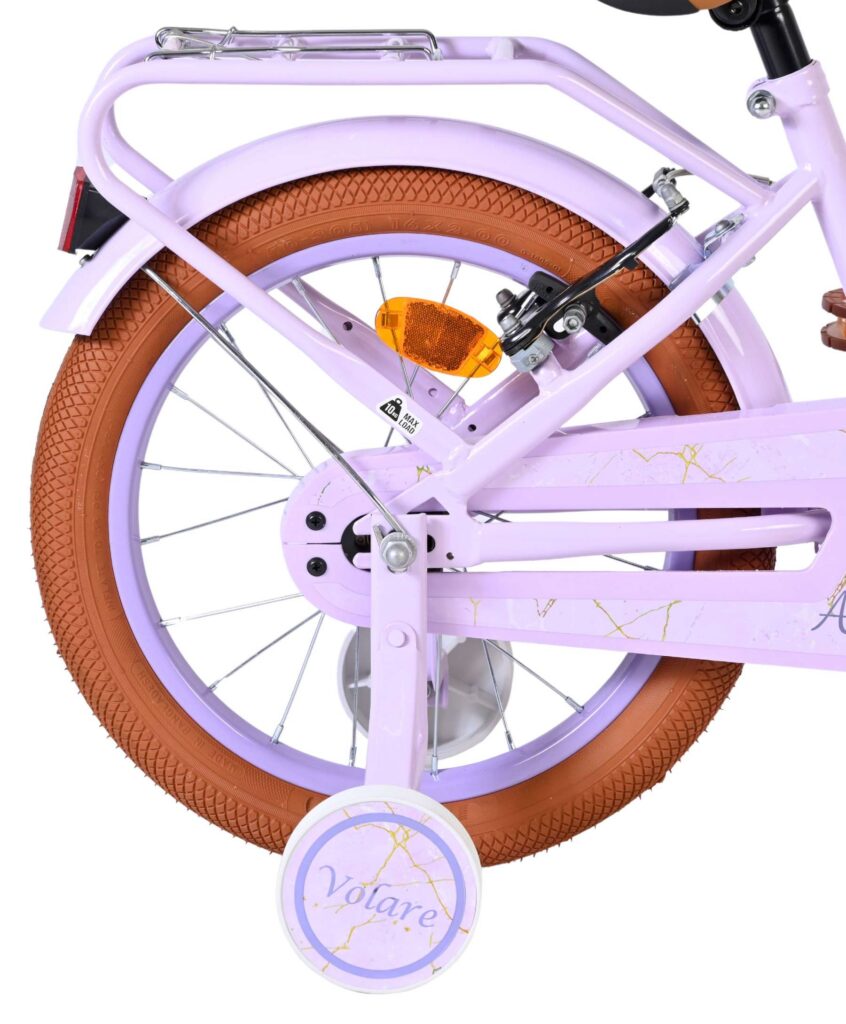 Volare Ashley Kinderfiets – Meisjes – 16 inch – Lila – Twee Handremmen