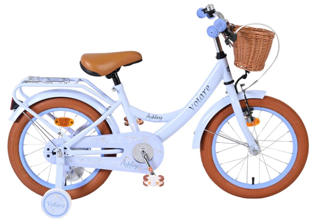 Volare Ashley Kinderfiets – Meisjes – 16 inch – Pastel Blauw