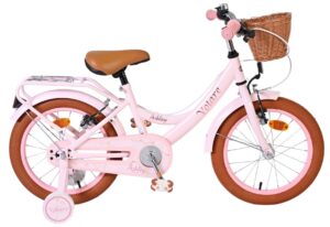Volare Ashley Kinderfiets – Meisjes – 16 inch – Roze – Twee Handremmen