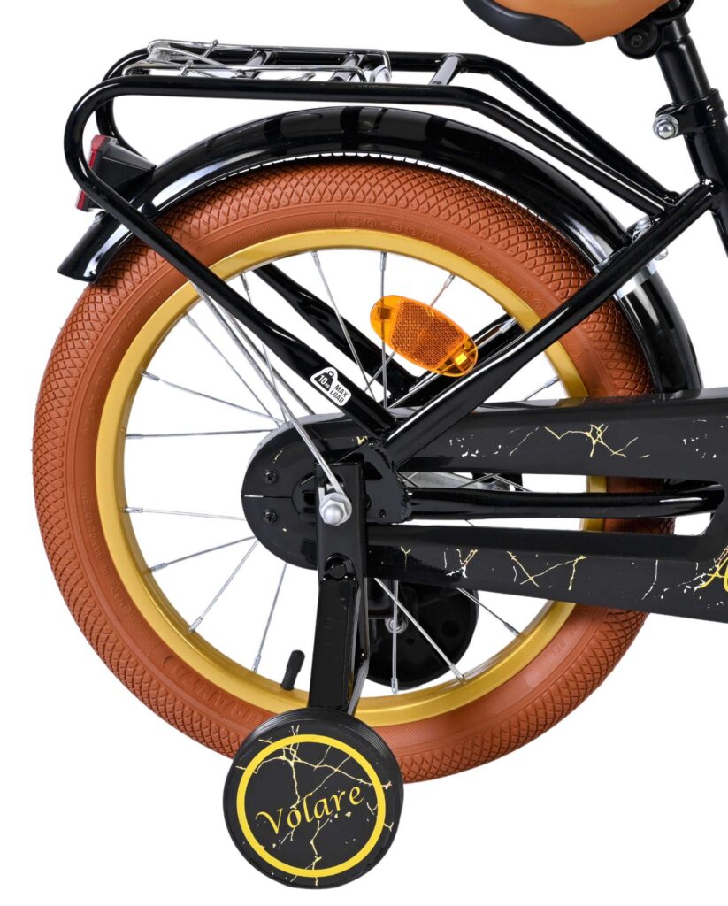 Volare Ashley Kinderfiets – Meisjes – 16 inch – Zwart