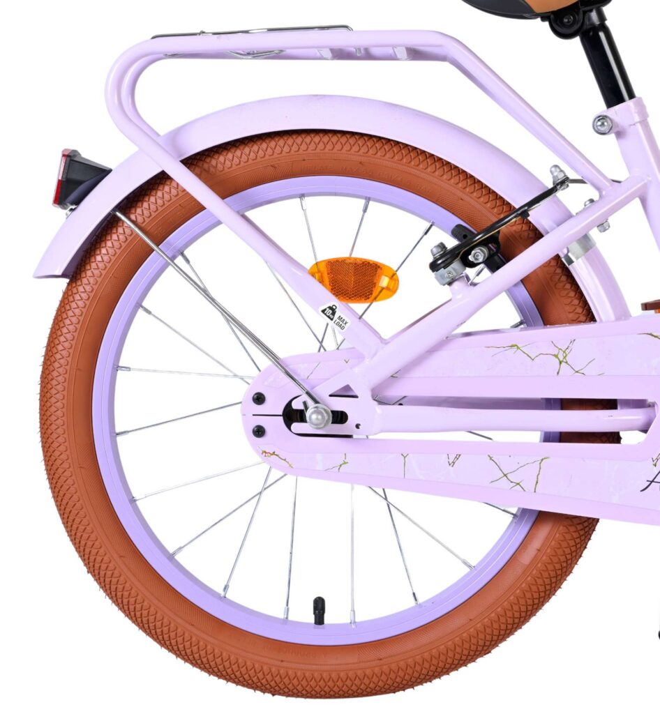 Volare Ashley Kinderfiets – Meisjes – 18 inch – Lila – Twee handremmen