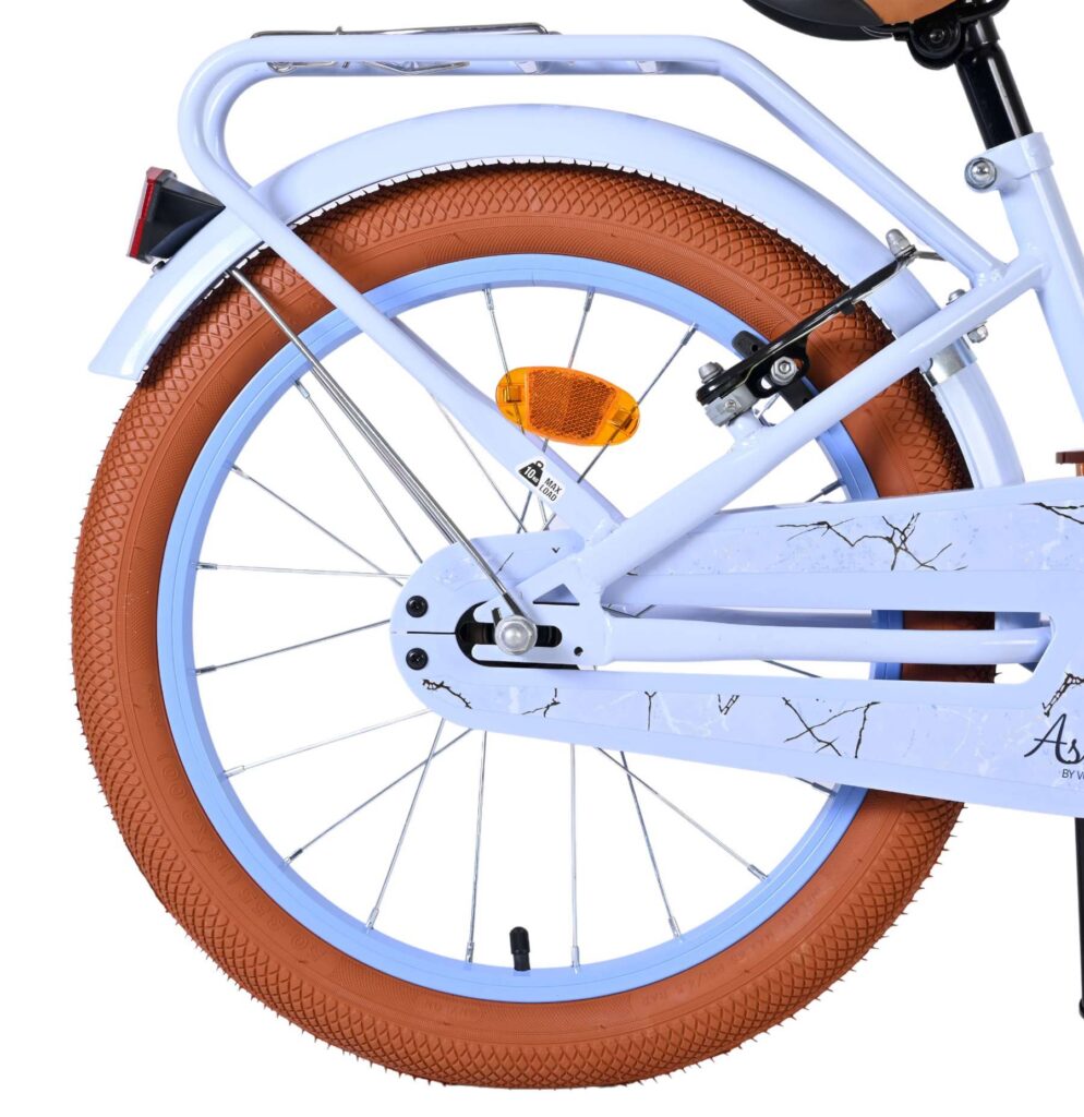 Volare Ashley Kinderfiets – Meisjes – 18 inch – Pastel Blauw – Twee handremmen