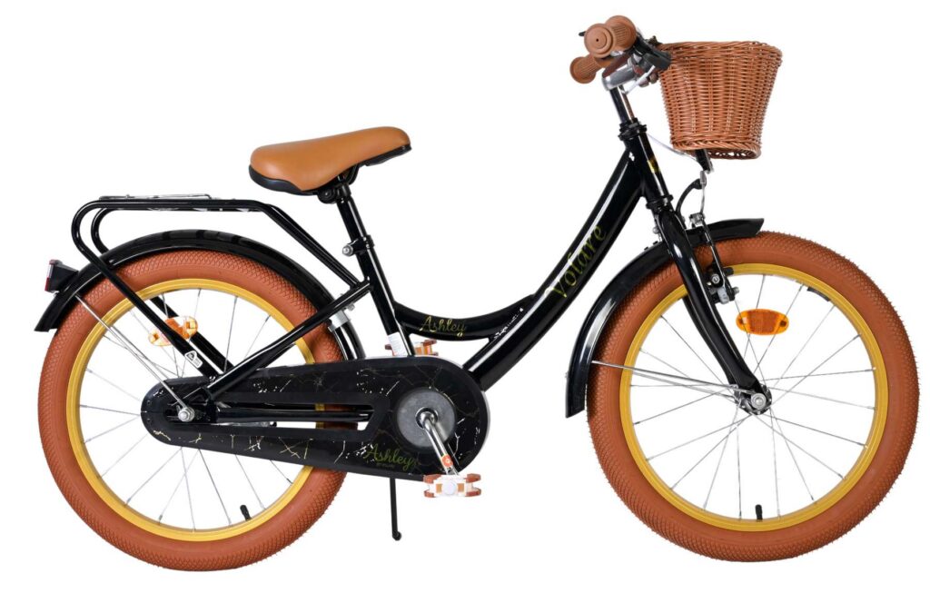 Volare Ashley Kinderfiets – Meisjes – 18 inch – Zwart