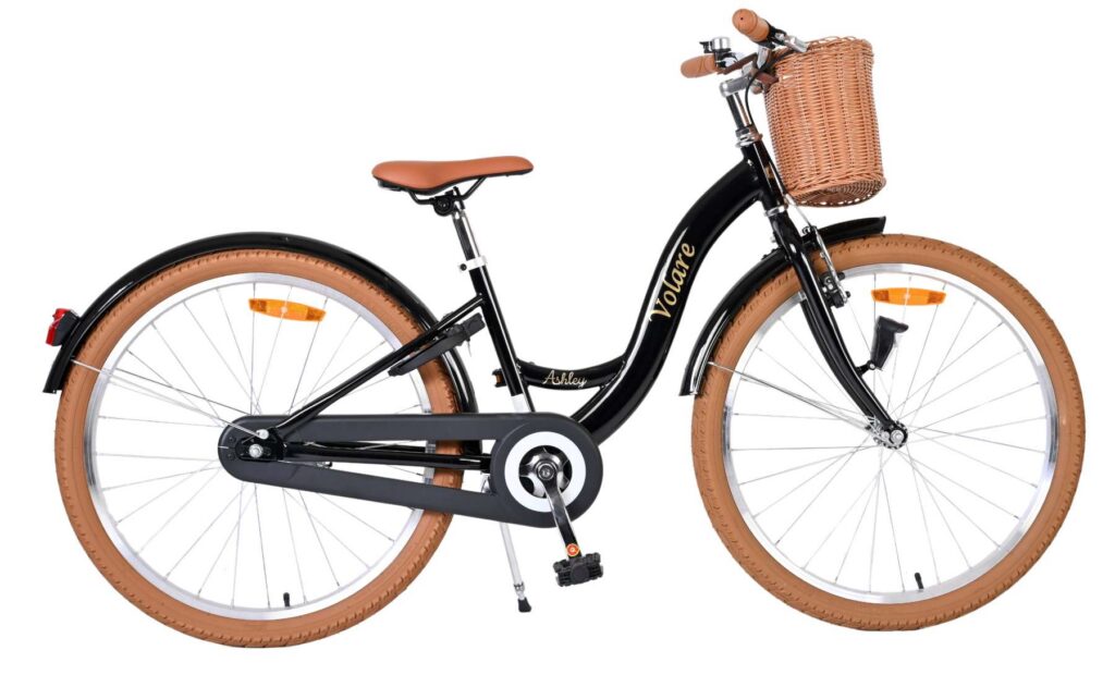 Volare Ashley Kinderfiets – Meisjes – 24 inch – Zwart