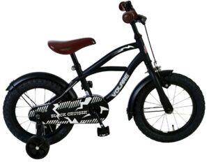 Volare Black Cruiser Kinderfiets – Jongens – 14 inch – Zwart – 95% afgemonteerd
