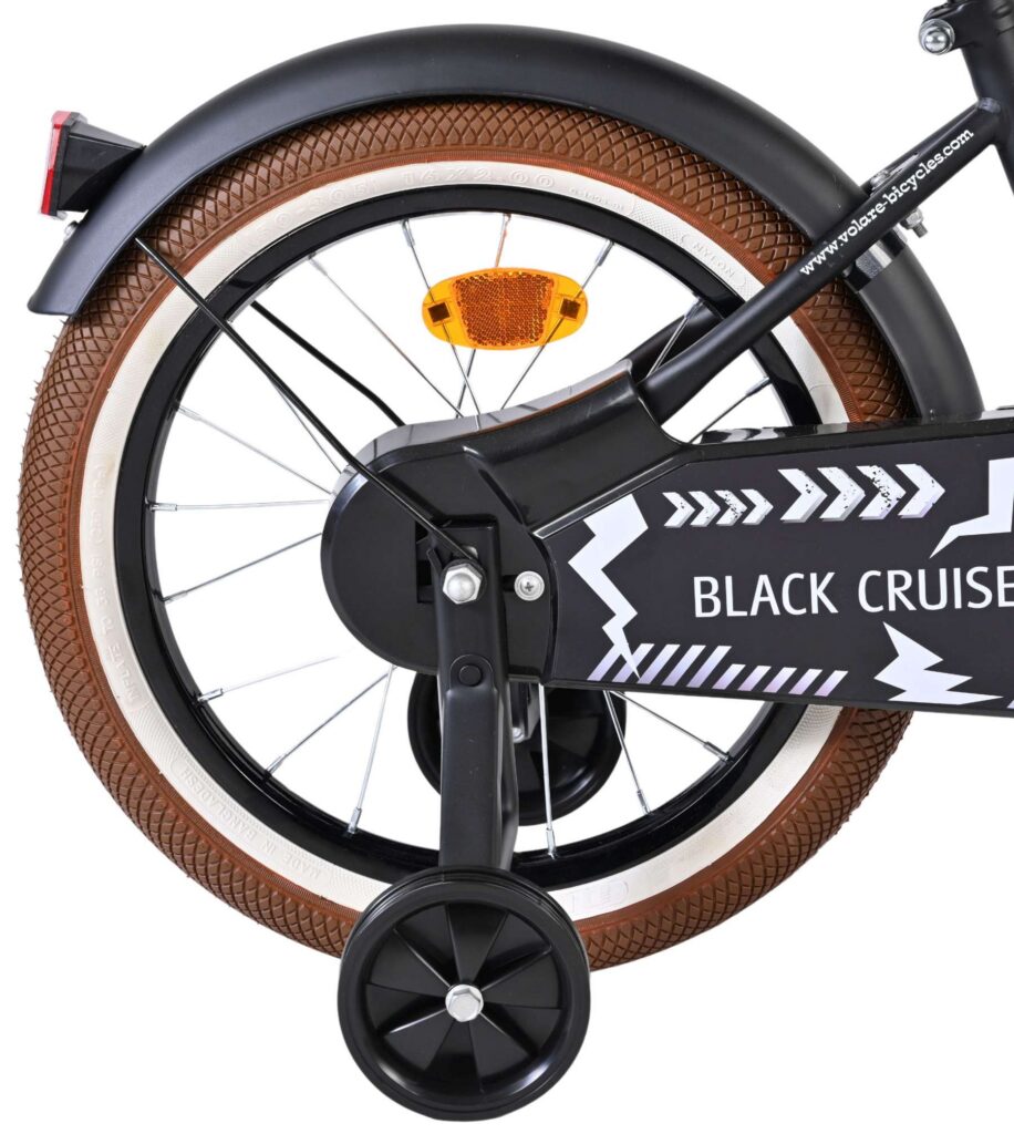 Volare Black Cruiser Kinderfiets – Jongens – 16 inch – Zwart