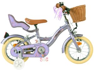 Volare Blossom Kinderfiets – Meisjes – 12 inch – Paars – Twee handremmen