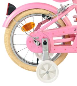 Volare Blossom Kinderfiets - Meisjes - 14 inch - Roze - Twee Handremmen