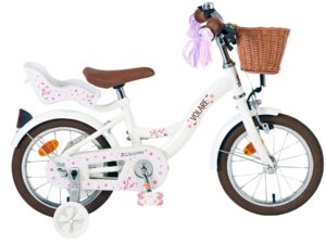 Volare Blossom Kinderfiets – Meisjes – 14 inch – Wit