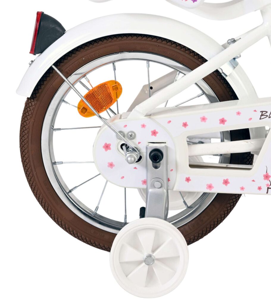 Volare Blossom Kinderfiets – Meisjes – 14 inch – Wit