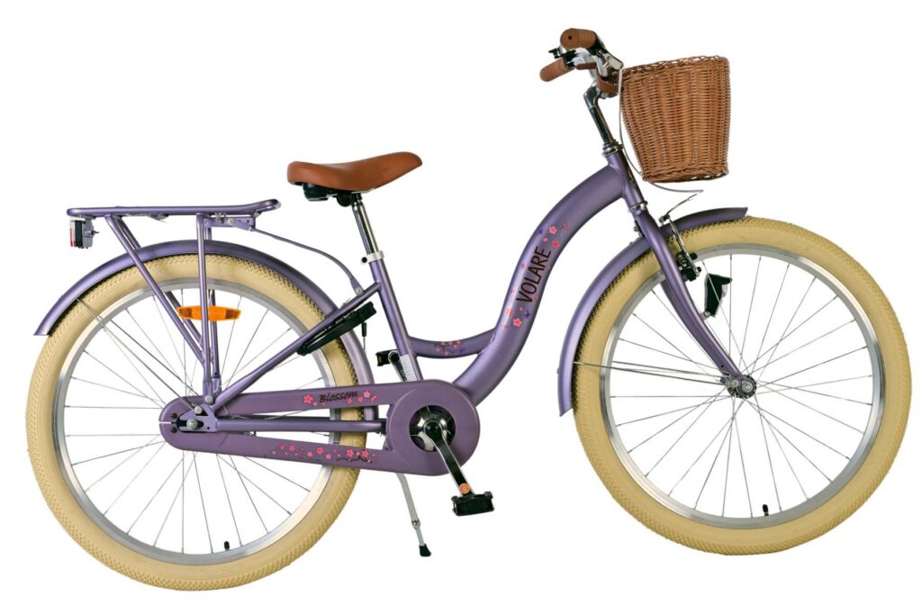 Volare Blossom Kinderfiets – Meisjes – 24 inch – Paars