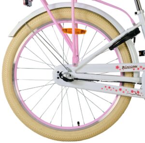 Volare Blossom Kinderfiets - Meisjes - 24 inch - Wit - 3 Versnellingen