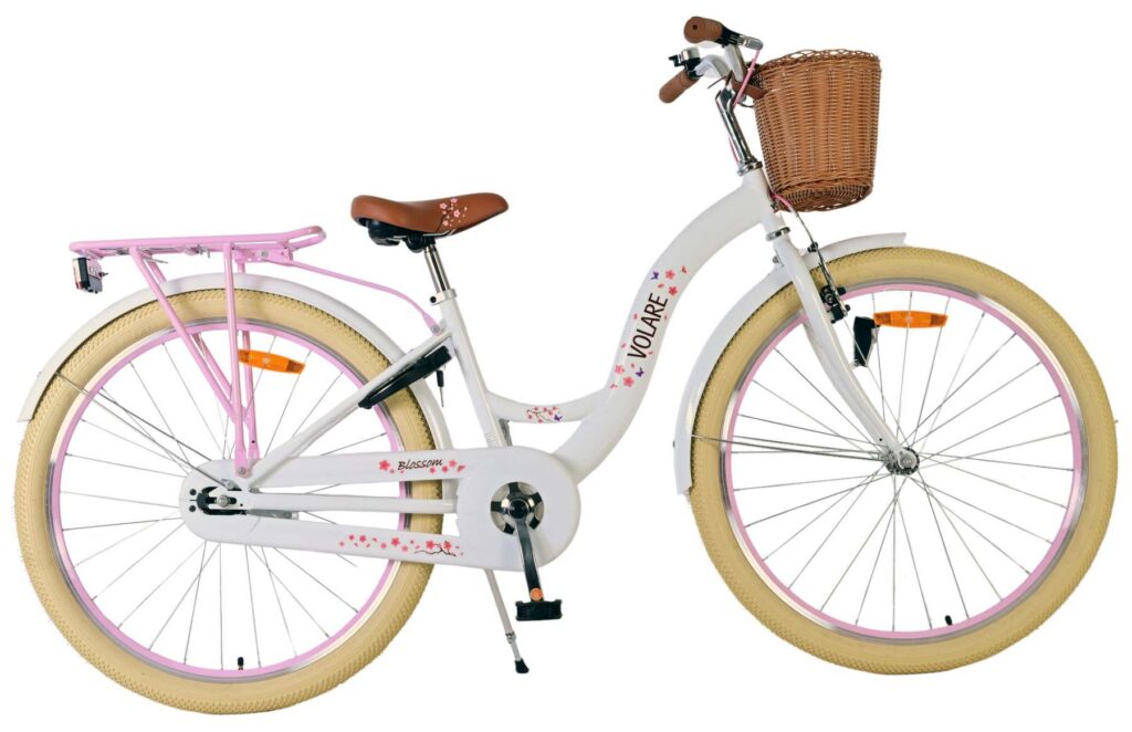 Volare Blossom Kinderfiets – Meisjes – 26 inch – Wit