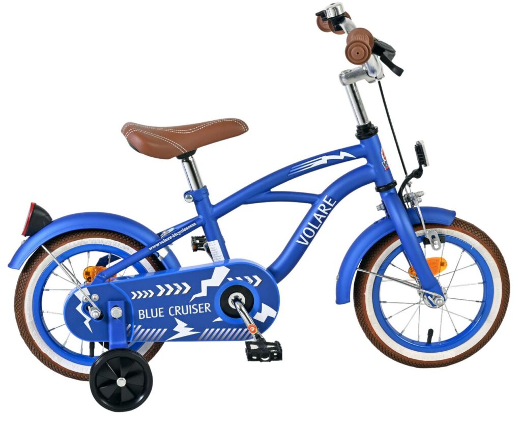 Volare Blue Cruiser Kinderfiets – Jongens – 12 inch – Blauw – 85% afgemonteerd
