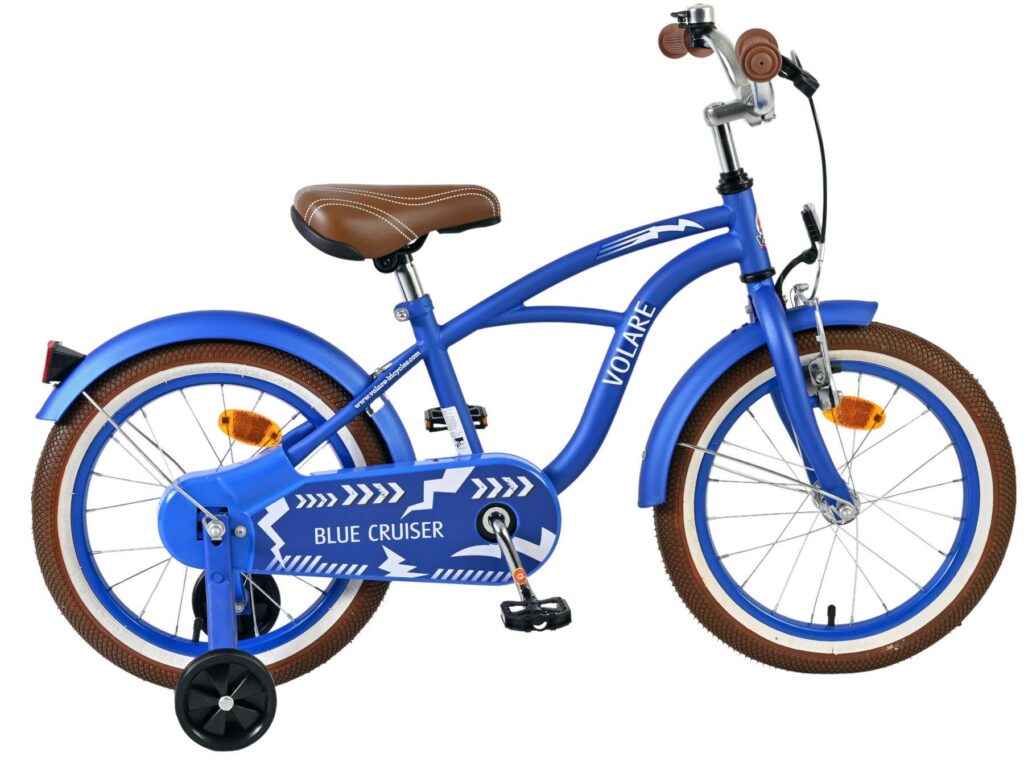 Volare Blue Cruiser Kinderfiets – Jongens – 16 inch – Blauw