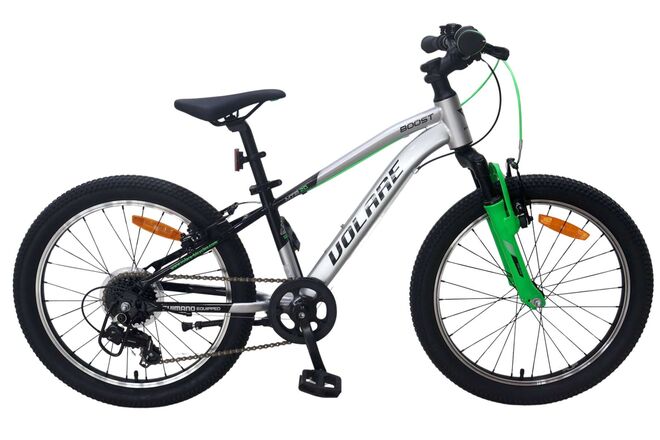 Volare Boost Kinderfiets – 26 inch – 21 speed – Zilver/Groen