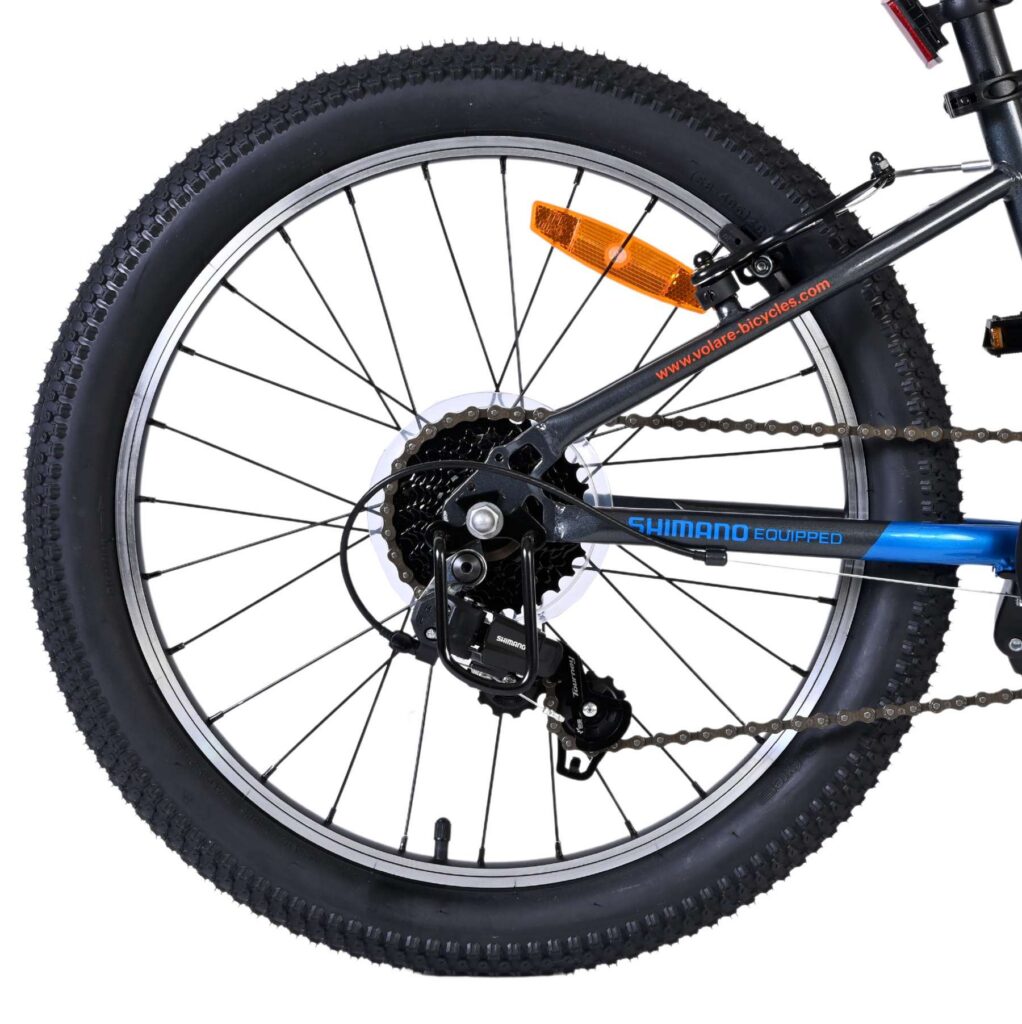 Volare Boost Kinderfiets – 20 inch – 7 Speed – Blauw/Grijs