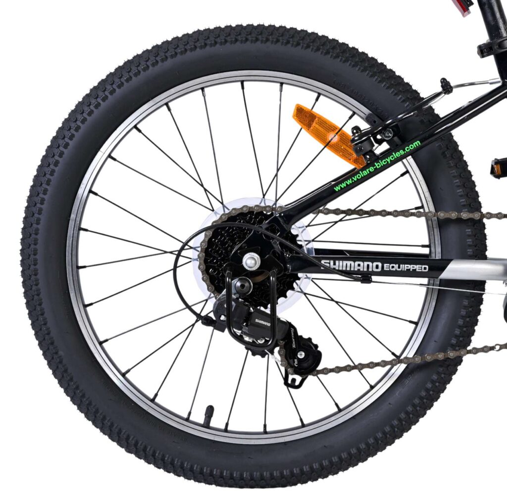 Volare Boost Kinderfiets – 20 inch – 7 Speed – Zilver/Groen