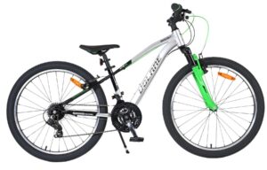 Volare Boost Kinderfiets – 24 inch – Zilver/Groen – 21 Speed