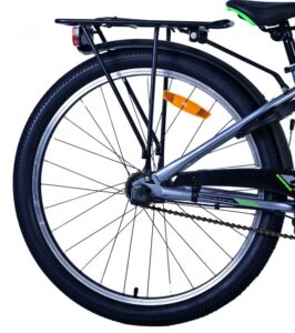 Volare Cross Kinderfiets - Jongens - 24 inch - donker Grijs- 3 versnellingen