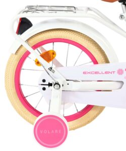 Volare Excellent Kinderfiets - Meisjes - 14 inch - Wit