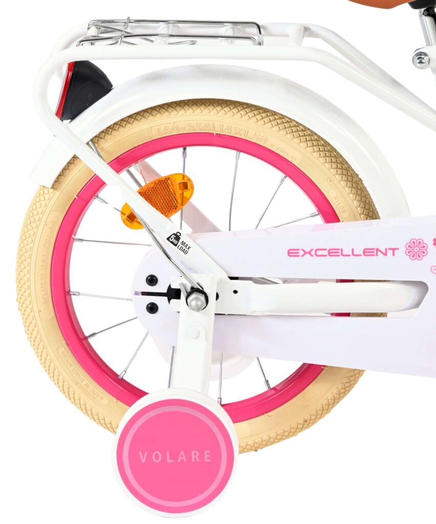 Volare Excellent Kinderfiets – Meisjes – 14 inch – Wit