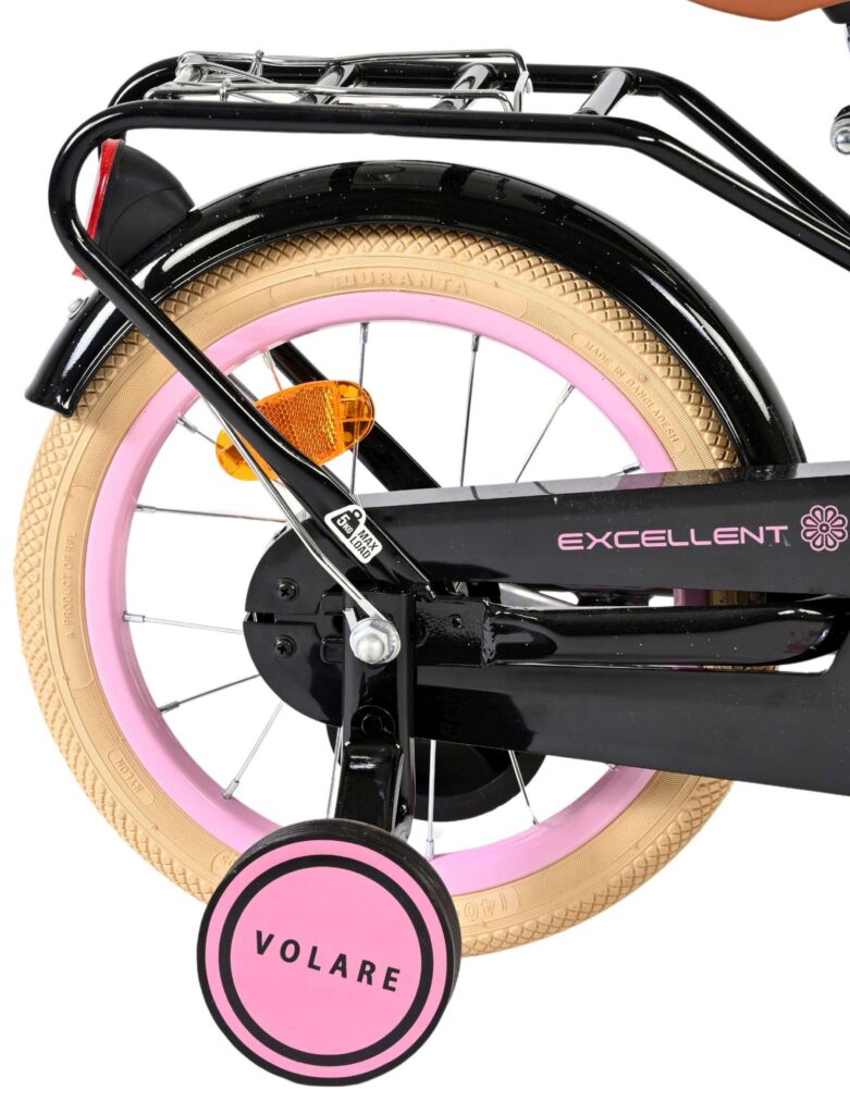 Volare Excellent Kinderfiets – Meisjes – 14 inch – Zwart