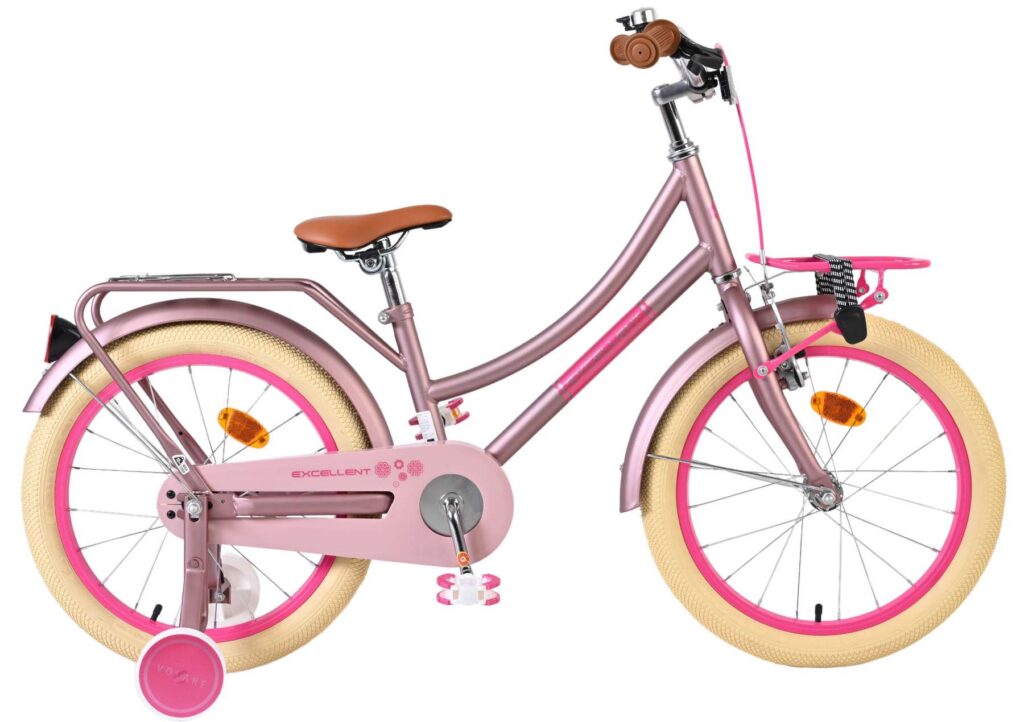 Volare Excellent Kinderfiets – Meisjes – 18 inch – Mat Roze