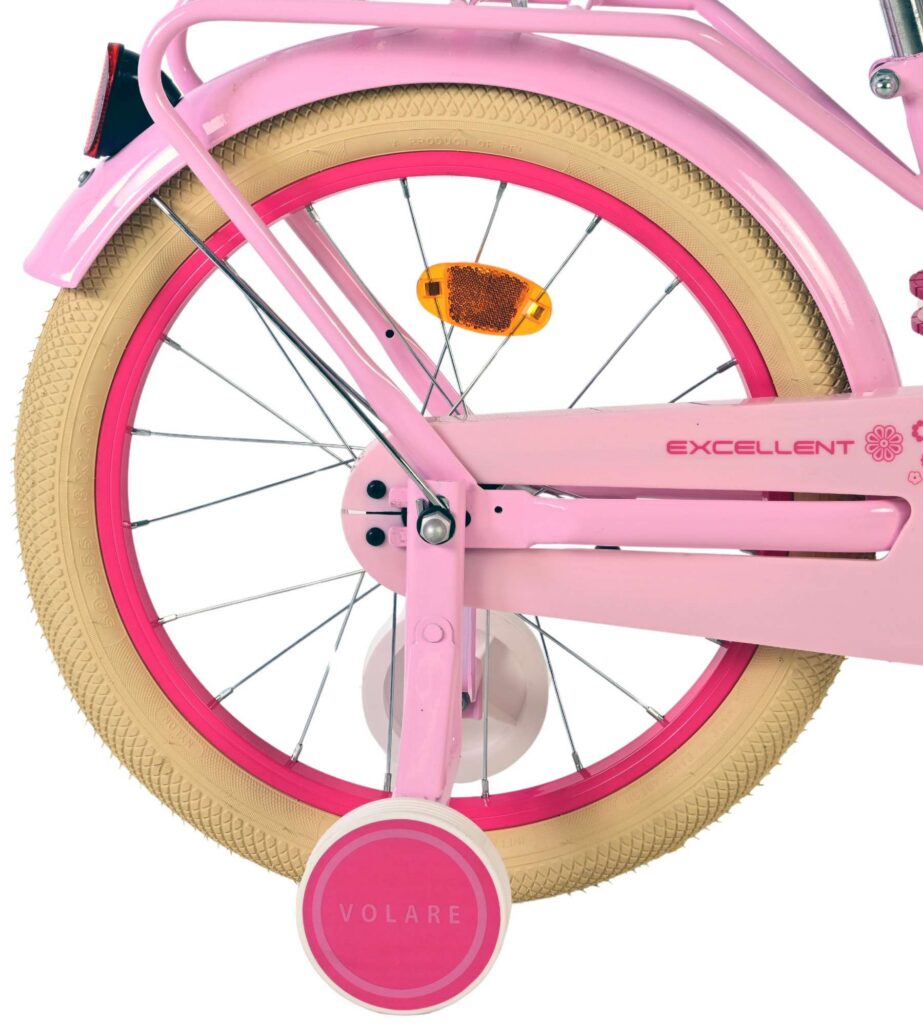 Volare Excellent Kinderfiets – Meisjes -18 inch – Roze