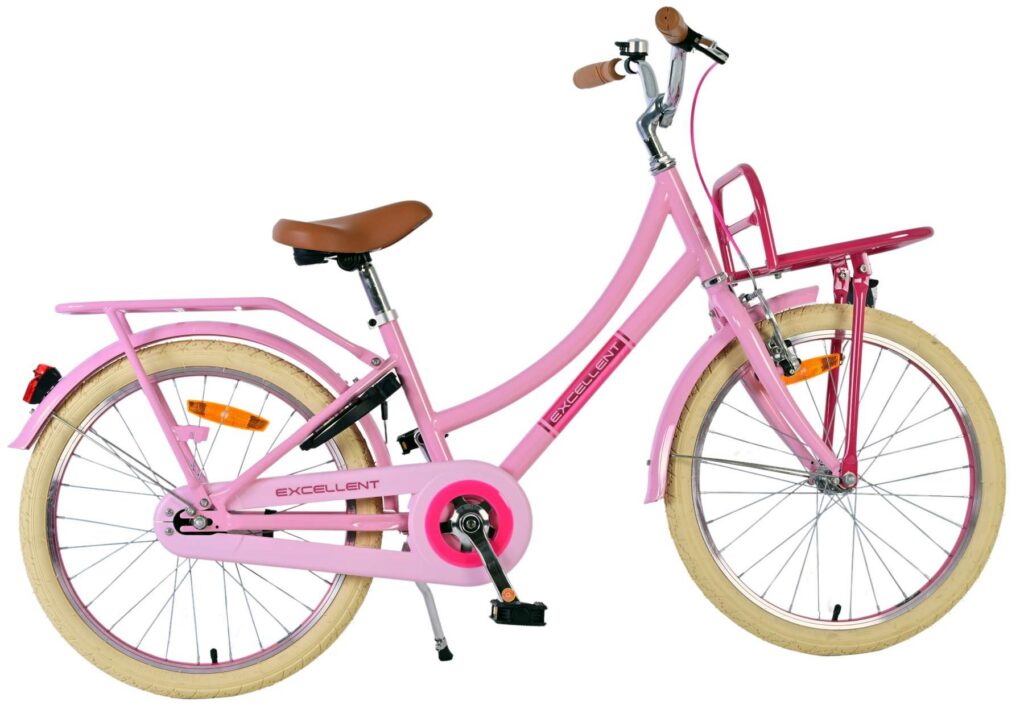 Volare Excellent Kinderfiets – Meisjes – 20 inch – Roze – Shimano Nexus 3 versnellingen