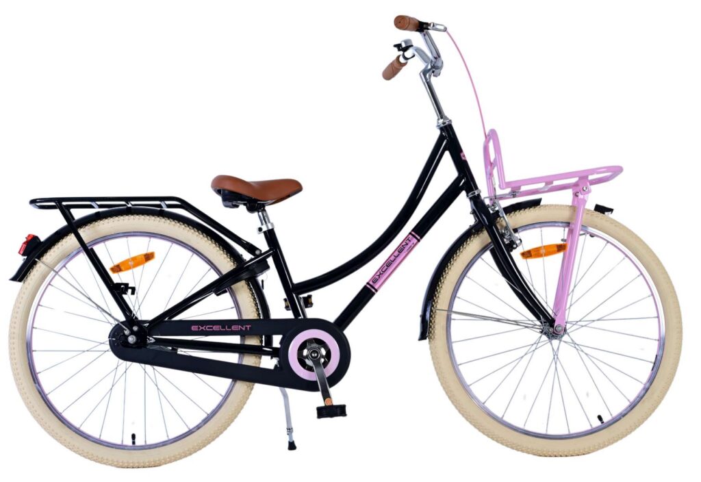 Volare Excellent Kinderfiets – Meisjes – 24 inch – Zwart