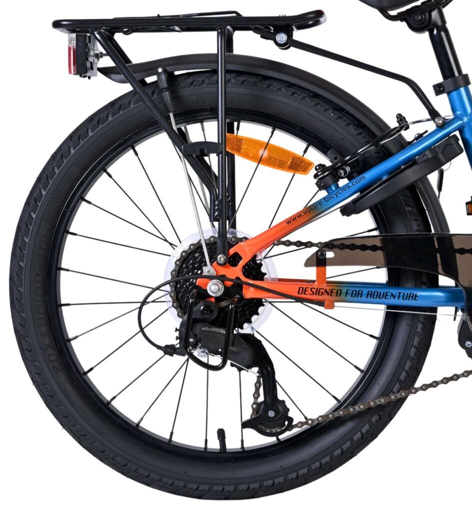 Volare Explorer Kinderfiets – 20 inch – 7 Speed – Blauw/Oranje